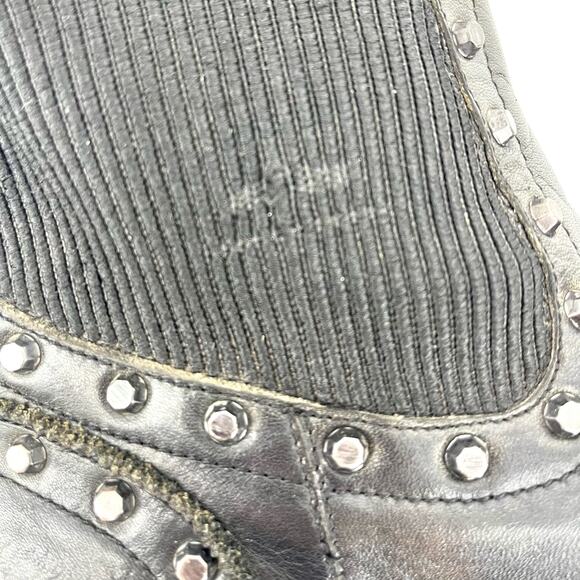 Dune London black leather studded Prism ankle boots (EU37/ US6) - Picture 9 of 9